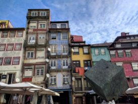 Buildings in Porto by the Douro River