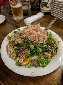 Our okonomiyaki at Buchiumaya