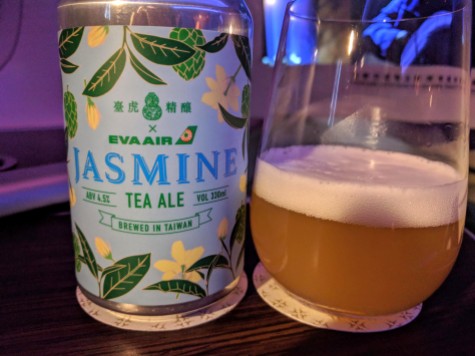 EVA Air Jasmine Ale craft beer
