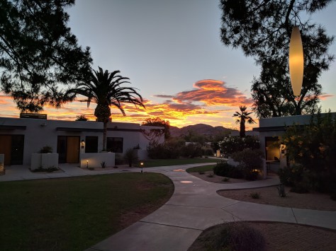 Sunset at the Andaz Scottsdale