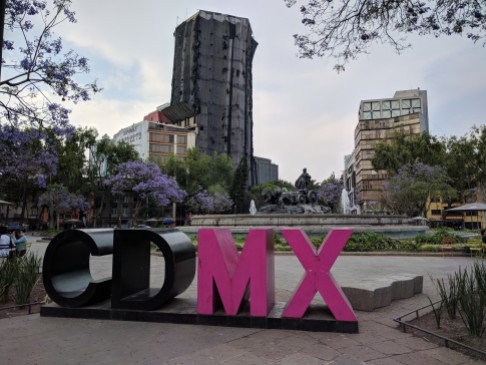 CDMX sign in Condesa