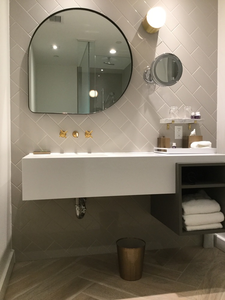 Bathroom vanity and sink