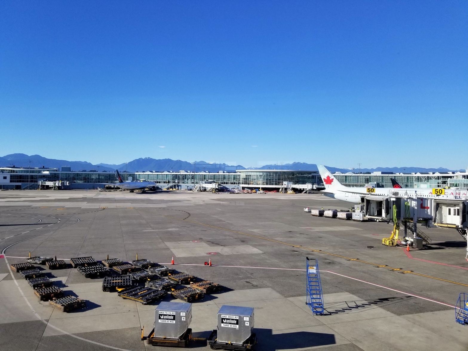 View from the Air Canada Maple Leaf Lounge at YVR